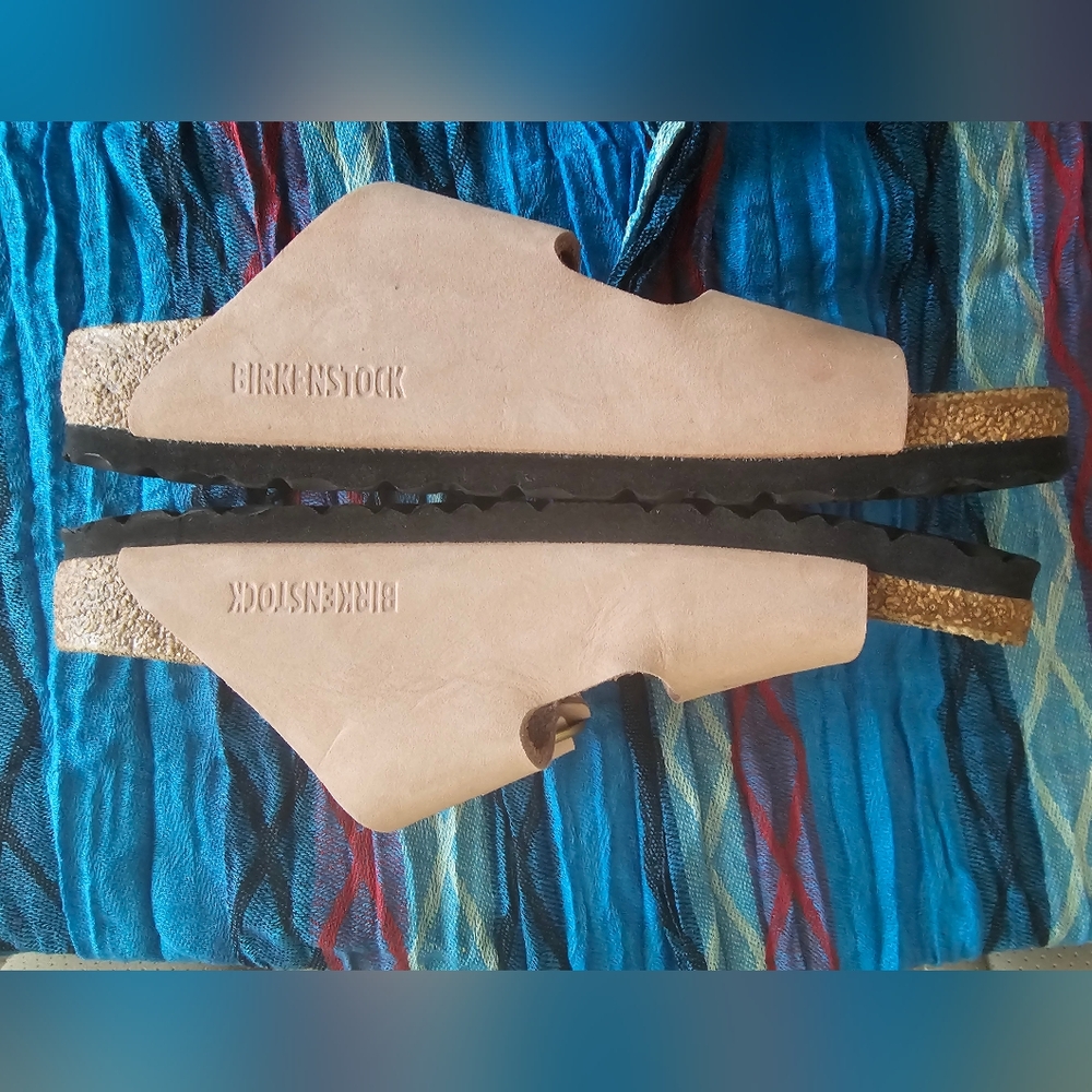Birkenstock Arizona Big Buckle Beige With Pink Undertone Oiled Leather Sandals - Picture 4 of 10